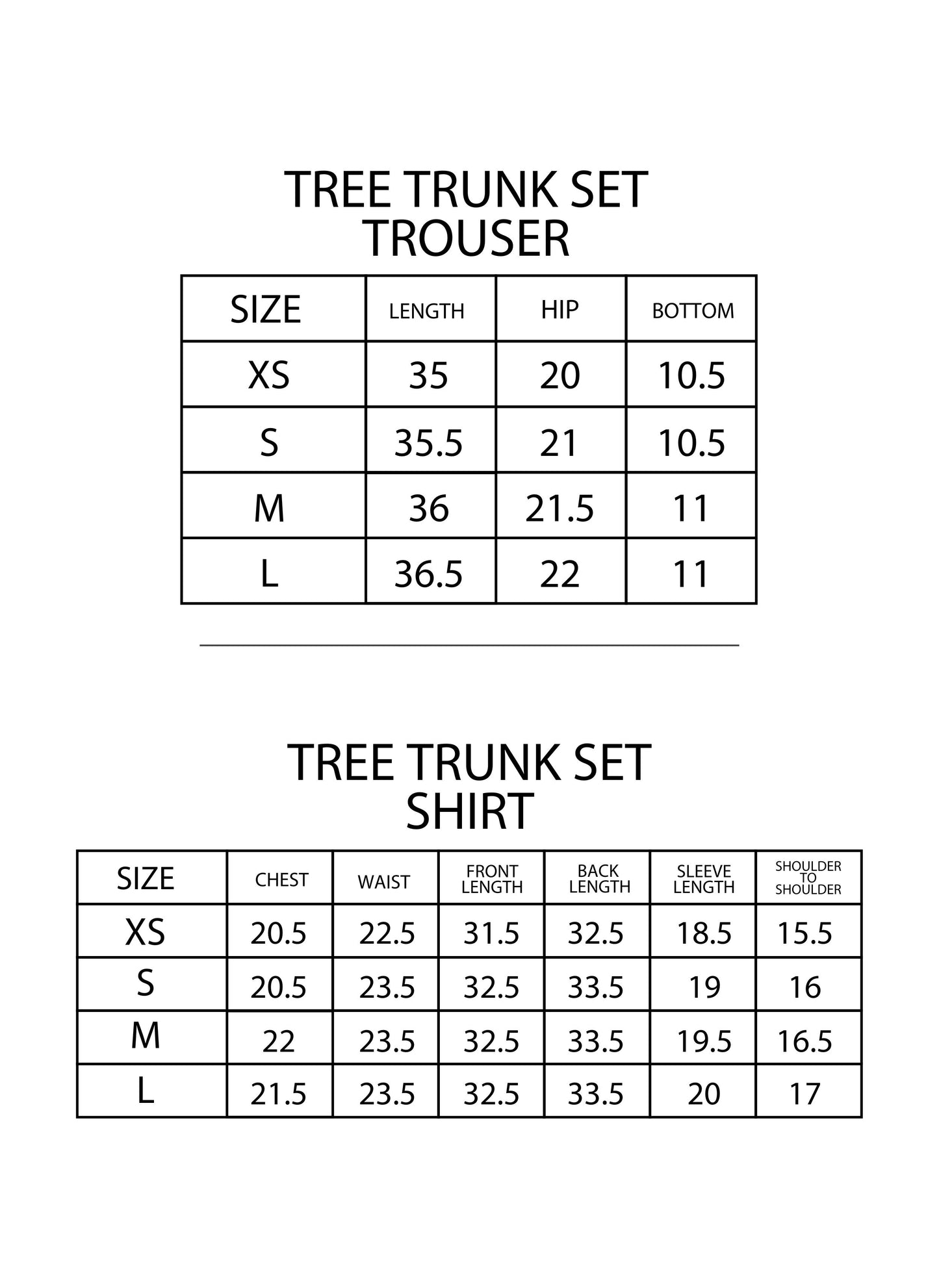 Tree Trunk Set