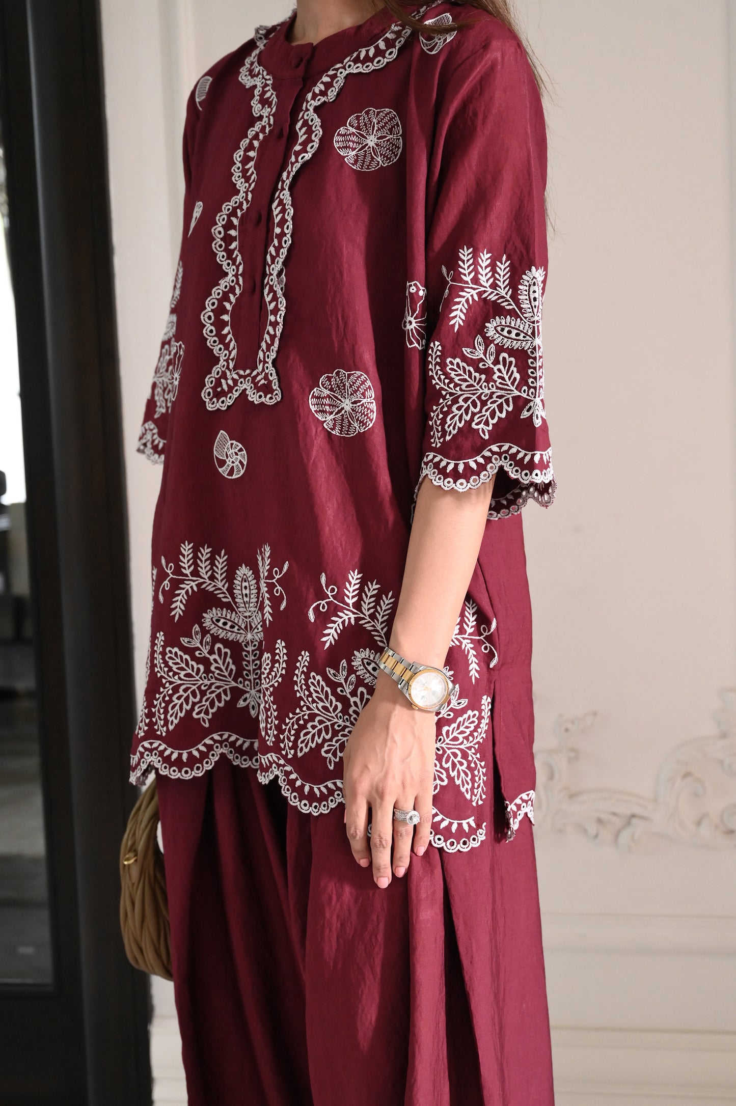 Moncheri Burgundy Set