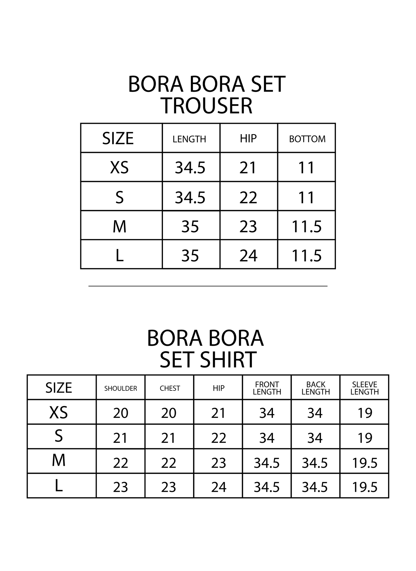 Bora Bora Set