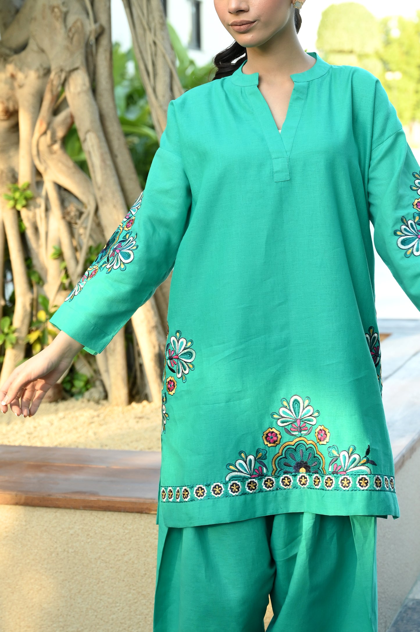 Flamingo Turquoise Set