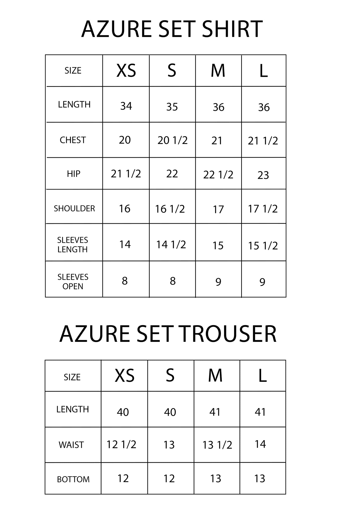 Azure Set