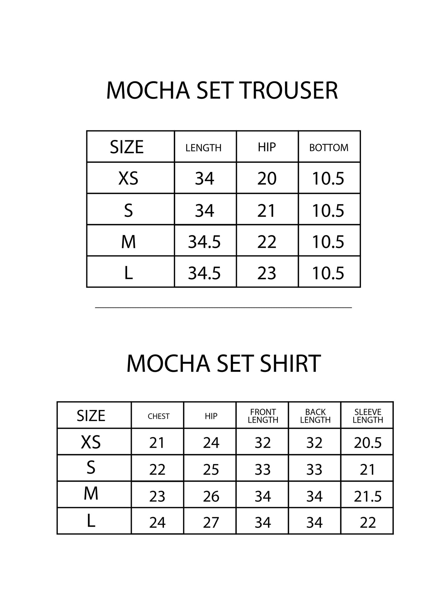 Mocha Set