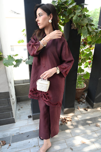 Burgundy Amaani Set