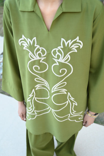 Farra Jungle Green Set