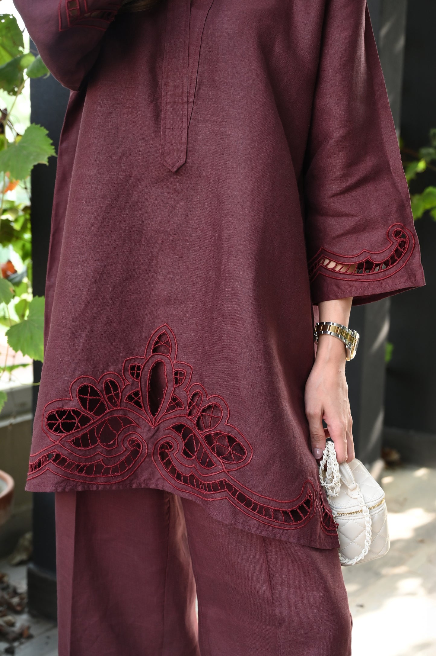 Burgundy Amaani Set