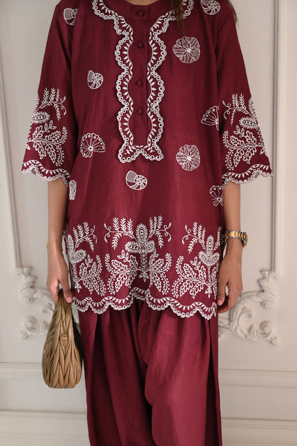 Moncheri Burgundy Set